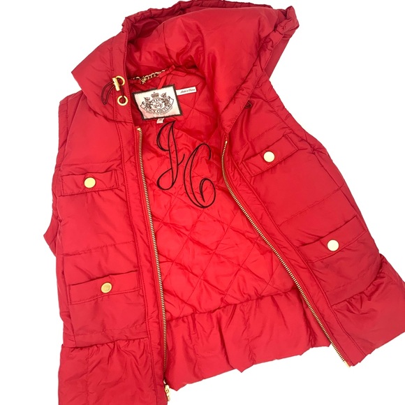 Juicy Couture Peplum Ruffled Puffer Vest - Picture 4 of 5